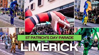 St Patricks Day Parade in Limerick 2024 [upl. by Ueih49]