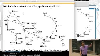 Lec 8 Uninformed Path Search Algorithms  Artificial Intelligence Alan Blair UNSW [upl. by Arykahs]