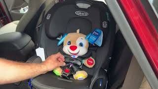 Graco Turn2Me Rotating Car Seat Install [upl. by Golliner]