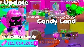 Update Free Legendary Dominus Pet Candy Land 100 Million Candy  Bubble Gum Simulator [upl. by Birkett]