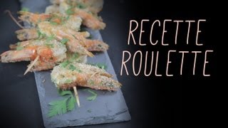 Recette  Brochettes de gambas [upl. by Kcirttap405]