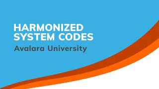 Harmonized System HS Codes [upl. by Karas]