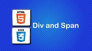 HTML5 and CSS3 Beginner Tutorial 19  Div and Span [upl. by Rialb289]