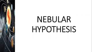 Lesson 2 Origin of the Solar System  Nebular Hypothesis [upl. by Aicala]