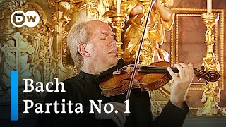 Bach Partita No 1 BWV 1002  Gidon Kremer violin [upl. by Sanalda]