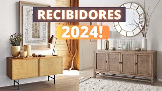 RECIBIDORES 2024 TENDENCIAS RECOMENDACIONES DE DECORACIÓN [upl. by Ainegue401]