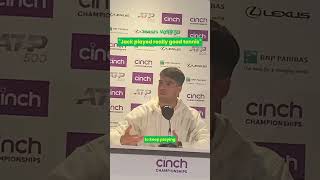 Carlos Alcaraz not happy with movement but impressed by Jack Draper alcaraz carlosalcaraz tennis [upl. by Noivert]