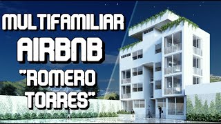 VIVIENDA MULTIFAMILIAR PARA airbnb quotROMEROTORRESquot4 PISOS  ROOF GARDEN6 MINIDEPARTAMENTOS  DEPA [upl. by Wanfried]