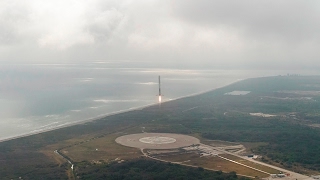 CRS10  Falcon 9 First Stage Landing [upl. by Ulberto82]