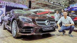 VMS 2018  Sờ mó quotHoa hậuquot triển lãm Mercedes S450 Coupe giá 62 tỷ đẹp tuyệt sắc [upl. by Oinegue]