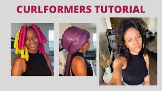 HAIRFLAIR CURLFORMERS TUTORIAL [upl. by Eirlav]