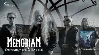 Memoriam  Onwards Into Battle OFFICIAL LYRIC VIDEO [upl. by Nyram]