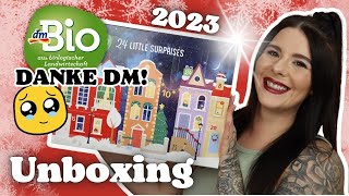 DANKE dm  😮‍💨 Dm BIO Adventskalender 2023  24 Türchen UNBOXING [upl. by Ewall909]