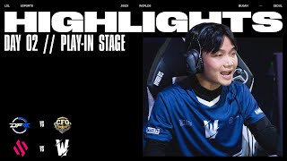 FULL DAY HIGHLIGHTS  Playin Stage Day 2  CFO vs DFM  BDS vs TW Worlds 2023 [upl. by Euqnom165]