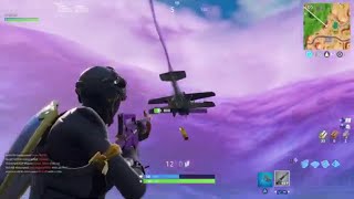 Fortnite Battle Royale  Easy Way to destroy a flying X4 Stormwing Season 7 Challenges [upl. by Nilson]