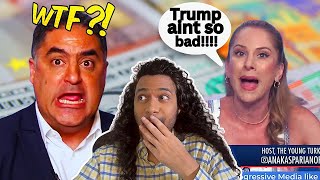 Leftist Ana Kasparian shocks Cenk Uygur by DEFFENDING Donald Trump [upl. by Mansoor748]