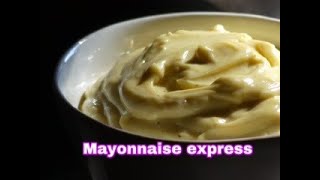 Recette de mayonnaise express en 2 min au Thermomix [upl. by Nosyk]