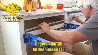 Kreg Kitchen Drawer Install  Kitchen Remodel E43 [upl. by Hanako848]