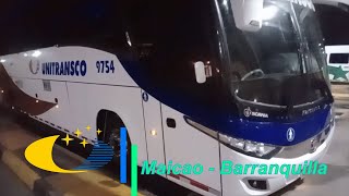 Viajando en Autobús entre Maicao y Barranquilla  Colombia  Unitransco [upl. by Eigger691]