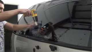 How To Tint An SUV Rear Hatch Window  PART 1 [upl. by Okika]