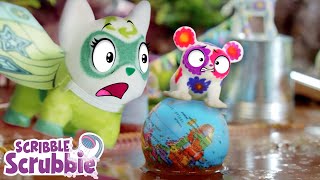 Wilbur Saves Earth Day Festival from a MUDSLIDE 🌎 Crayola Scribble Scrubbies ♻️ Toymation for Kids [upl. by Fonville216]