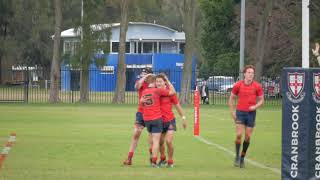 Barker v Cranbrook 1st XV Rugby 2020 [upl. by Ahs]