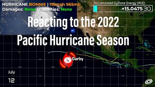 Reacting to the 2022 Pacific Hurricane Season animation by Force Thirteen [upl. by Haikezeh160]