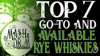 Top 7 Go To and Available Rye Whiskies [upl. by Giulio621]