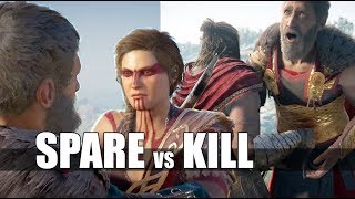 Kassandra amp Alexios  Spare VS Kill Nikolaos All Choices  Assassin’s Creed Odyssey [upl. by Auqenat]