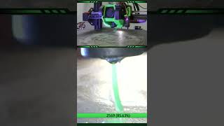 filament swap and purge at color change to clean nozzle 💩 ender3max 3dprinter testing3dprints [upl. by Ahsiemak451]