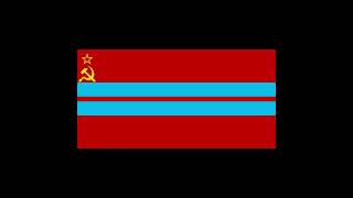 1978  1991 With Closed Captions Anthem of the Turkmen SSR  Türkmenistanyň SSR Döwlet gimni [upl. by Zonda]