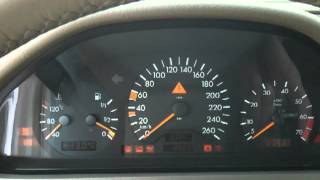 MercedesBenz C240 V6 W202 cold start 13°C [upl. by Areem992]