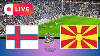 🔴LIVE FAROE ISLANDS VS NORTH MACEDONIA  UEFA Nations League 2024  eFootball PES 21 Gameplay [upl. by Nylanaj]