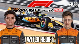 THEO ET NONO FONT DES TONNEAUX  F1 MANAGER 23   SAISON 4  TWITCH REDIFF 89 [upl. by Aseuqram]