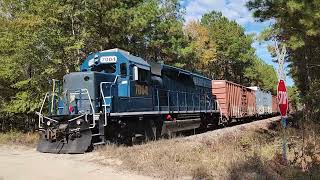 CaterParrott Railnet 7004 on the former S amp AOgeechee rail line 1192023 [upl. by Aym]