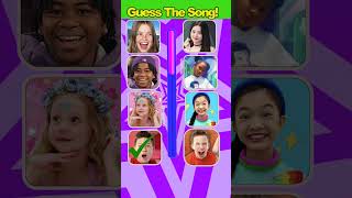 Guess The SONG YouTuber  Salish Matter Royalty Family Jisoo quiz [upl. by Annahpos]