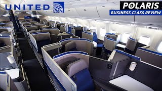 United 767300 POLARIS Business Class Review New York to Los Angeles [upl. by Heins]