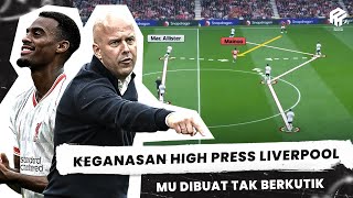 MU Dibungkam Liverpool di Old Trafford  Build Up Kacau vs High Press [upl. by Iznyl]