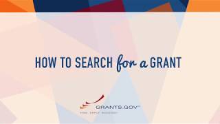 Intro to Grantsgov  How to Search for a Federal Grant [upl. by Aredna]