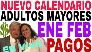 💯NUEVO CALENDARIO PAGOS🙏 2024 ADULTOS MAYORES DIC ENE FEB PENSIÓN BIENESTAR💥 [upl. by Dalenna]