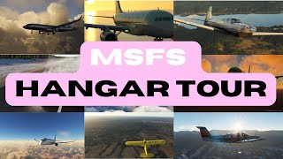 MSFS Hangar Tour  Goodbye msfs2020 [upl. by Eilla779]