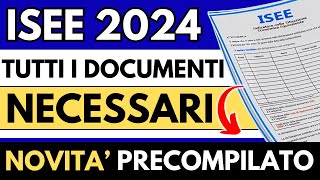 ✅ISEE 2024👉GUIDA A TUTTI I DOCUMENTI NECESSARI❗️QUANDO VA FATTO➕GIACENZE REDDITI ANNO DI RIFERIMENTO [upl. by Earised]