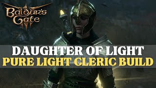 Baldurs Gate 3  quotDaughter of Lightquot Shadowheart Pure Light Cleric Build [upl. by Rudolf]