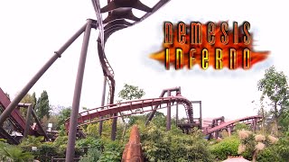 Nemesis Inferno 4K Front Seat POV  Thorpe Park [upl. by Ahsinel]