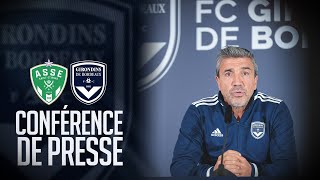 Conférence de presse avant SaintEtienne  Bordeaux [upl. by Baker]