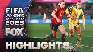 Spain vs Sweden Highlights  2023 FIFA Womens World Cup  Semifinals [upl. by Cathee256]