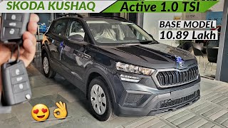 1089 Lakh मै सबसे Safest Suv👌  Skoda kushaq active 10 tsi mt  Skoda kushaq 2024 [upl. by Aylat]