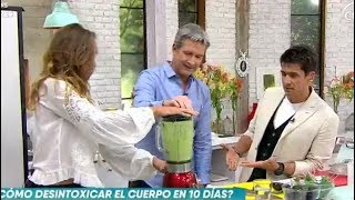 Aprende a preparar el batido detox del Método Grez  La Mañana [upl. by Ahsirpac]