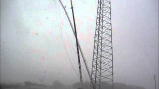 Radio Tower Collapses during removal [upl. by Marquis904]