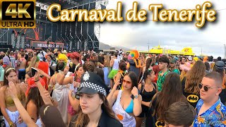 TENERIFE 🎭 CARNAVAL 🥇 One of the Best in the World  SUMMER 2022  EVENING amp NIGHT PARTY [upl. by Lladnor]